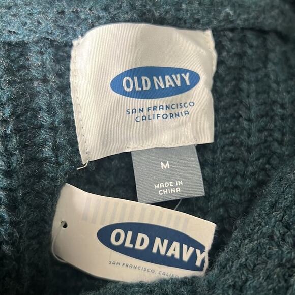 NWT OLD NAVY GREEN SWEATER SIZE M - Picture 3 of 6
